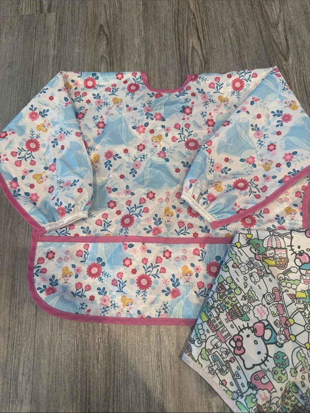 Set of Two! Bumkins Long-Sleeve Smock Bibs
